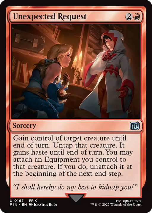Unexpected Request (FIN-167) - FINAL FANTASY Foil - for just $0.06! 