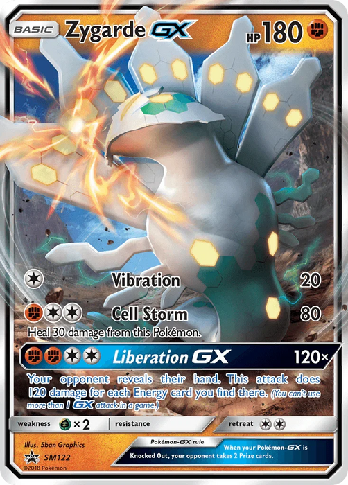 Zygarde GX (SM122) [Sun & Moon: Black Star Promos] - for just $7.35! 