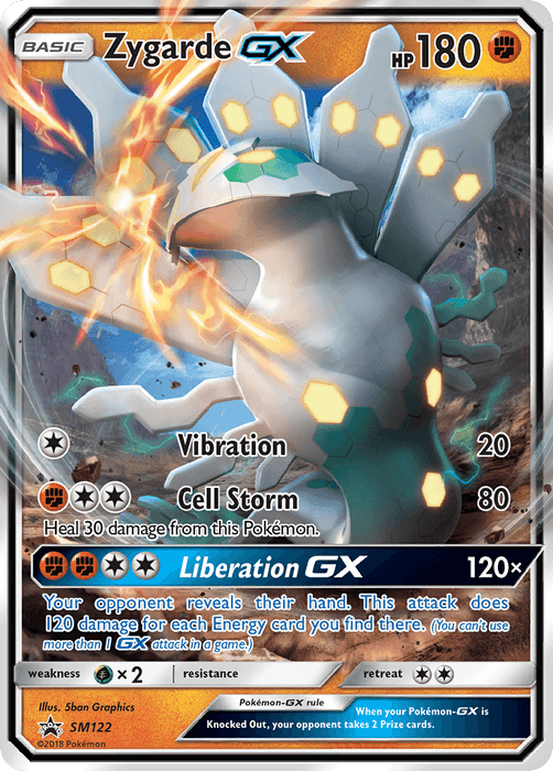 Zygarde GX (SM122) [Sun & Moon: Black Star Promos] - for just $3.85! 