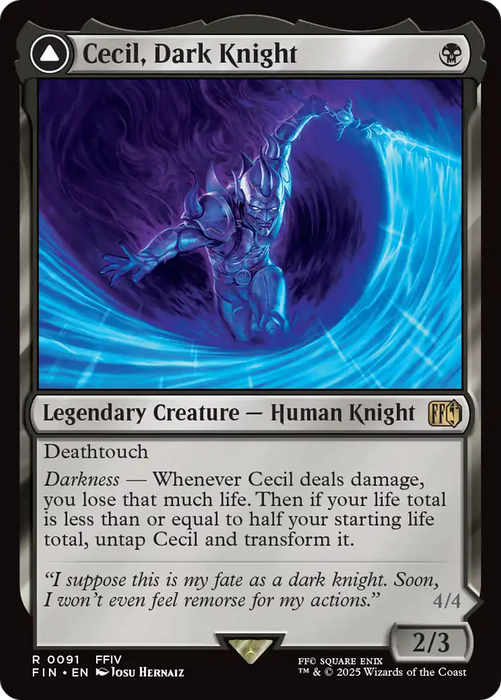 Cecil, Dark Knight (FIN-091) - FINAL FANTASY Foil - for just $0.45! 