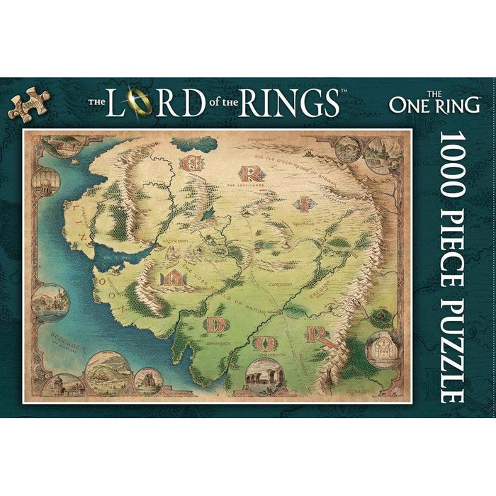 The One Ring Map The Lord of the Rings 1000 Piece Jigsaw Puzzle Kosmos - for just $29.99! 