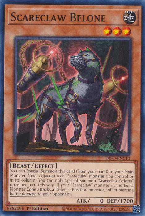 Scareclaw Belone [DIFO-EN010] Common - for just $0.10! 