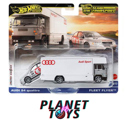 Hot Wheels Team Transport Mix 2 2025 Audi / DMC Delorean/ Toyota - for just $54.99! 