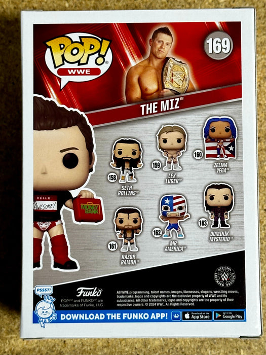 Funko Pop! WWE The Miz With WWE Championship Belt & MITB Briefcase #169 2024 - for just $13! 