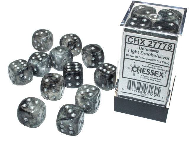 Chessex: D6 Borealis™ Dice Set - 16mm - for just $11.98! 