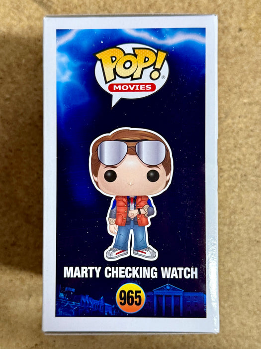 Funko Pop! Movies Marty McFly Checking Watch #965 Back to The Future SDCC 2020 Summer Con Exclusive - for just $30! 