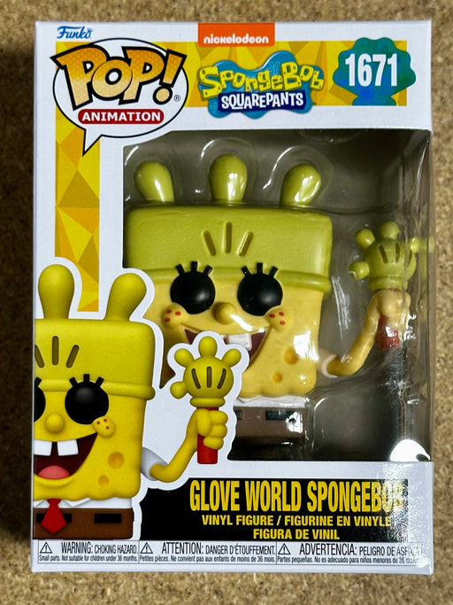 Funko Pop! Animation Glove World Spongebob #1671 SquarePants 25 Years 2024 - for just $13! 