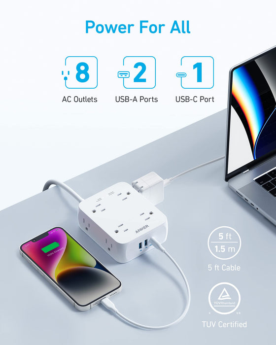 Anker <b>341</b> USB Power Strip - for just $25.99! 