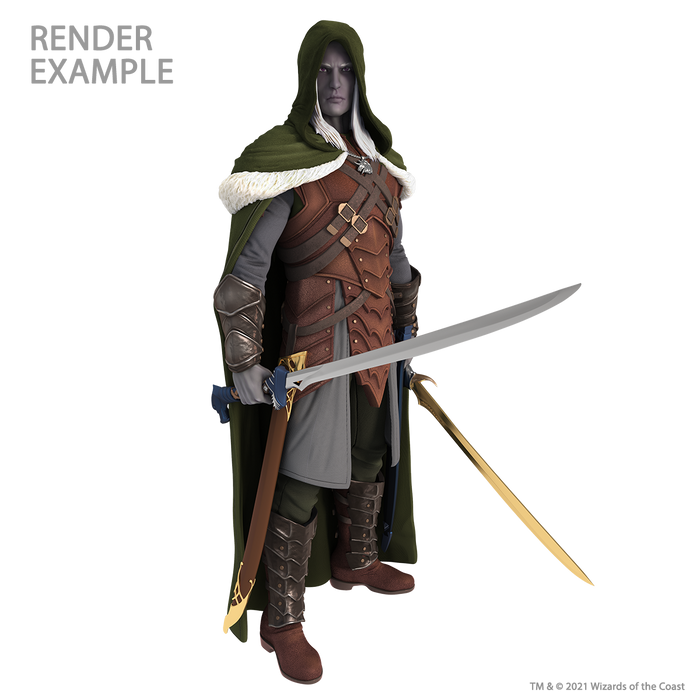 D&D: Full-Sized Drizzt Foam Statue - for just $1500! 