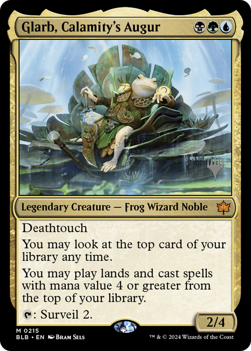 Glarb, Calamity's Augur (PPBLB-215) - Bloomburrow Promos - for just $2.48! 