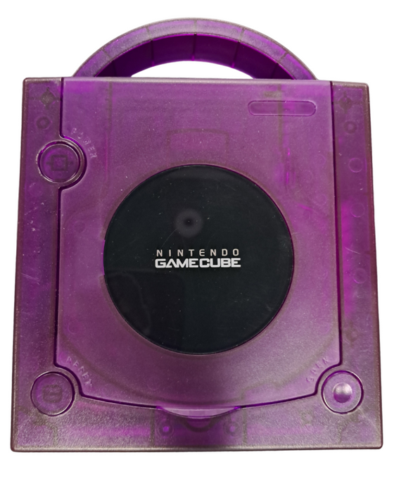 Nintendo GameCube Console System (GC) Custom Translucent Purple with Third-Party Controller – Good Condition - for just $179.99! 