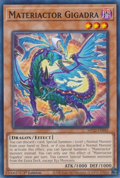 Materiactor Gigadra [MP22-EN045] Common - for just $0.10! 
