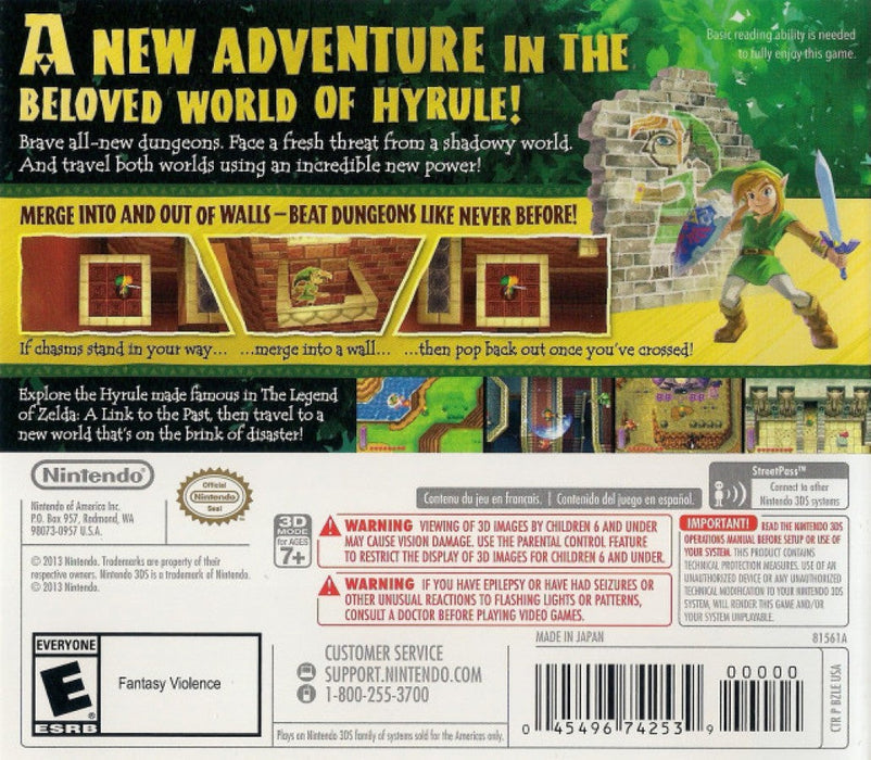 The Legend of Zelda: A Link Between Worlds – Nintendo 3DS (3DS) - for just $25.99! 