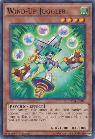Wind-Up Juggler [BP03-EN086] Shatterfoil Rare - for just $0.10! 