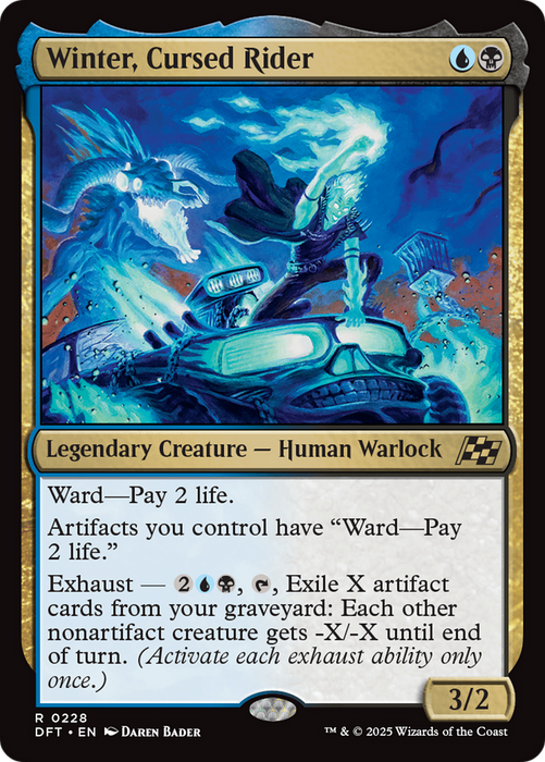 Winter, Cursed Rider (DFT-228) - Aetherdrift - for just $0.06! 