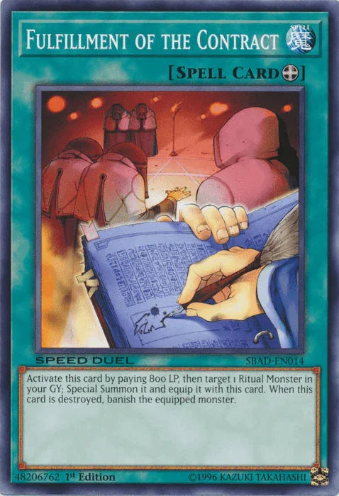 Fulfillment of the Contract [SBAD-EN014] Common - for just $0.10! 