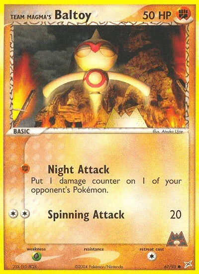 Team Magma's Baltoy (61/95) [EX: Team Magma vs Team Aqua] - for just $0.30! 
