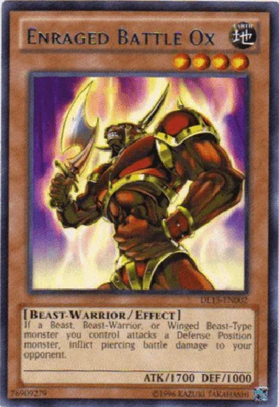 Enraged Battle Ox (Blue) [DL15-EN002] Rare - for just $0.25! 