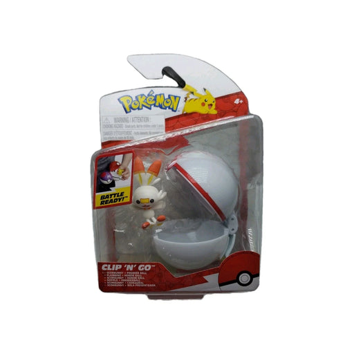 Pokemon Clip 'N' Go Battle Figure [Scorbunny Premier Ball] – Figure - for just $19.99! 