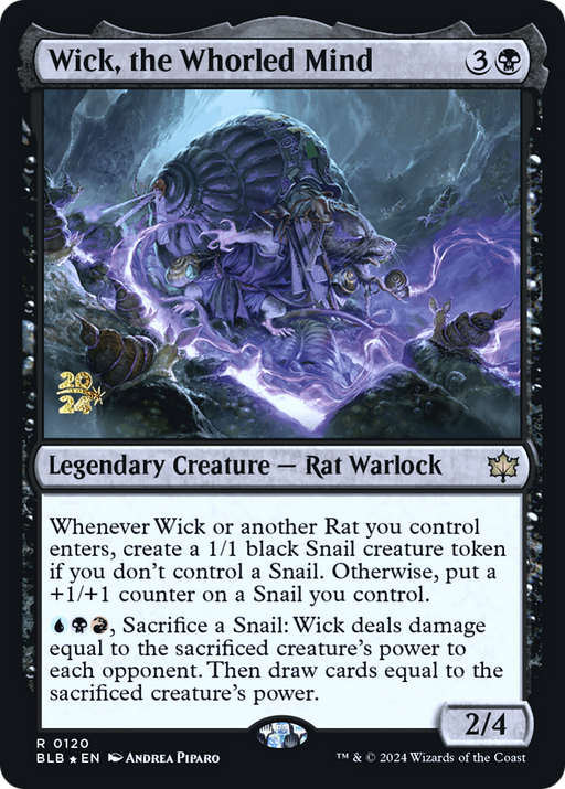 Wick, the Whorled Mind (PRE-120) - Bloomburrow Promos Foil - for just $0.18! 