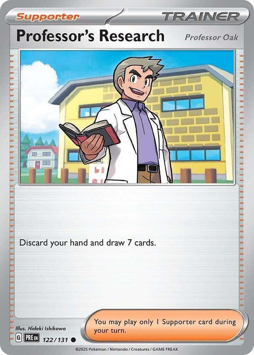 Professor's Research (122/131) [Professor Oak] [Scarlet & Violet: Prismatic Evolutions] - for just $0.10! 
