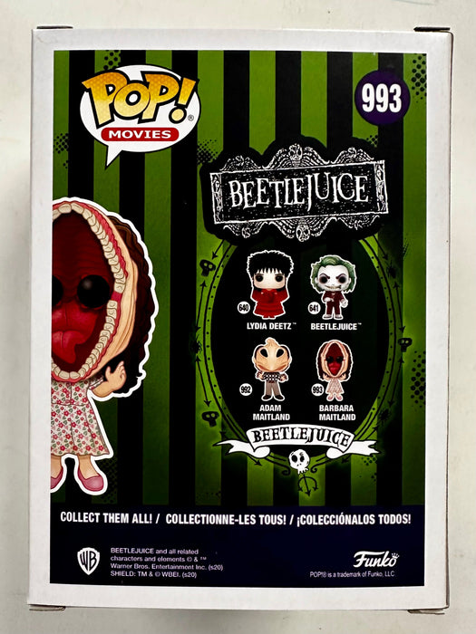 Geena Davis Signed Barbara Maitland Funko Pop! #993 Beetlejuice With PSA/DNA COA - for just $220! 