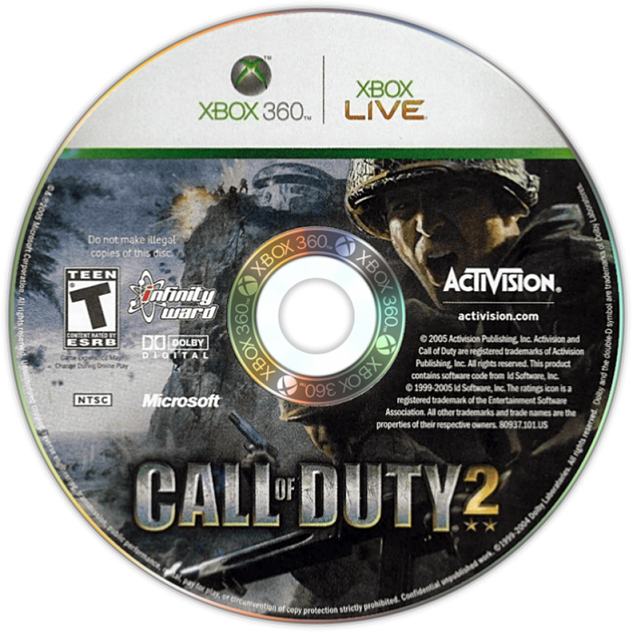 Call of Duty 2 – Xbox 360 (X360) - for just $10.99! 