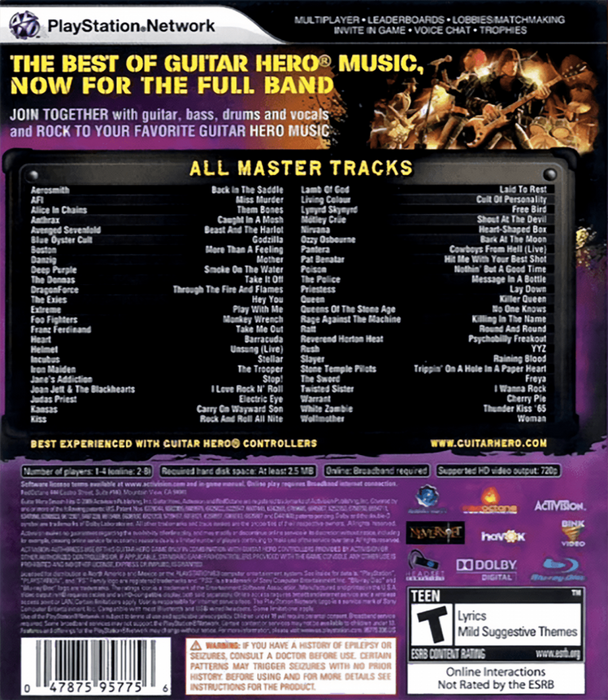 Guitar Hero Smash Hits – PlayStation 3 (PS3) - for just $23.99! 
