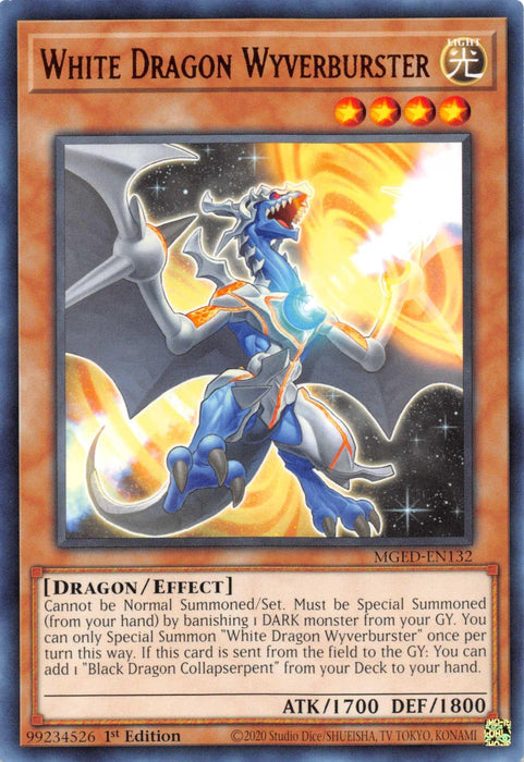 White Dragon Wyverburster [MGED-EN132] Rare - for just $0.10! 