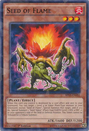 Seed of Flame [BP03-EN052] Shatterfoil Rare - for just $0.10! 
