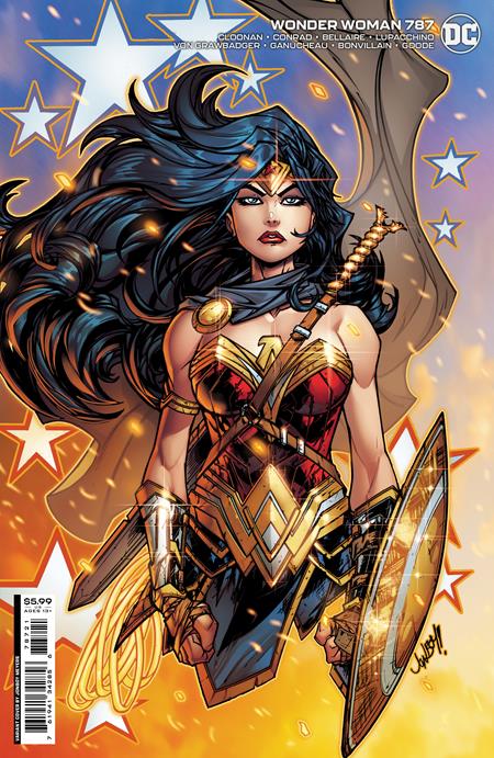 WONDER WOMAN #787 CVR B JONBOY MEYERS CARD STOCK VAR (05/11/2022) - for just $5.99! 