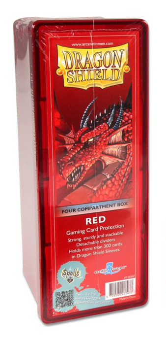 Dragon Shield: Four-Compartment Deck Box - Red - for just $0! 