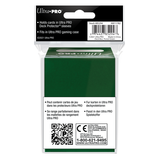 Ultra PRO: 80+ Deck Box - Forest Green - Just $0! Shop now at Retro Gaming of Denver