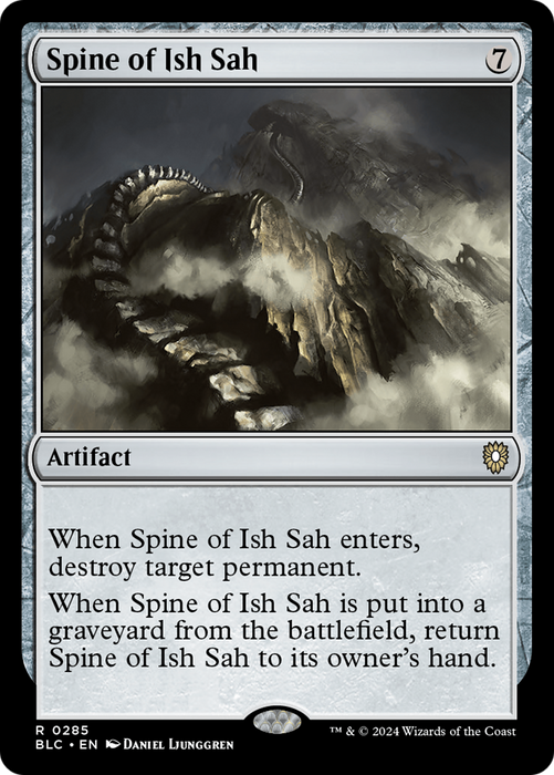 Spine of Ish Sah (BLC-285) - Bloomburrow Commander - for just $0.08! 