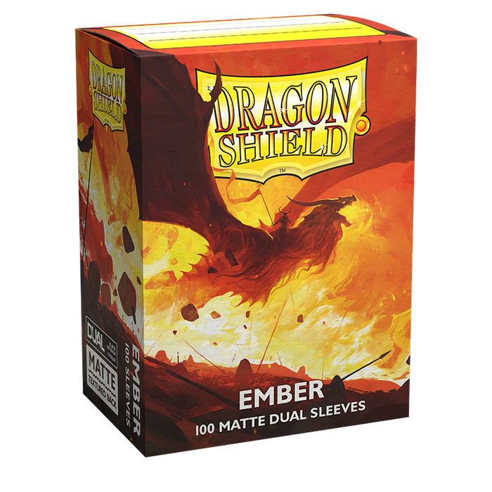 Dragon Shield: Standard 100ct Sleeves - Ember (Dual Matte) - Just $9.95! Shop now at Retro Gaming of Denver