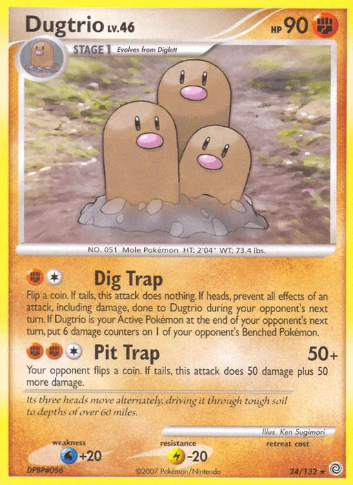 Dugtrio (24/132) [Diamond & Pearl: Secret Wonders] - for just $0.40! 