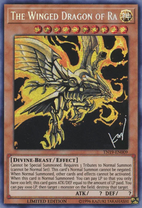 The Winged Dragon of Ra [TN19-EN009] Prismatic Secret Rare - for just $0.80! 