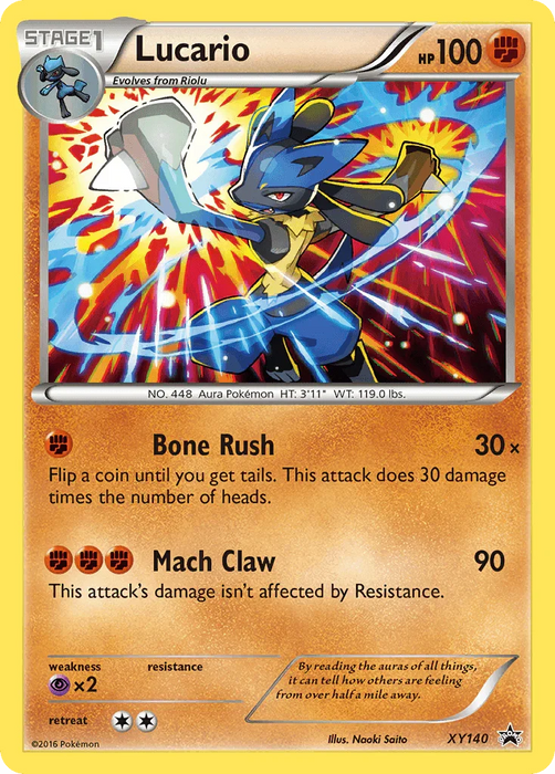 Lucario (XY140) [XY: Black Star Promos] - for just $6.85! 