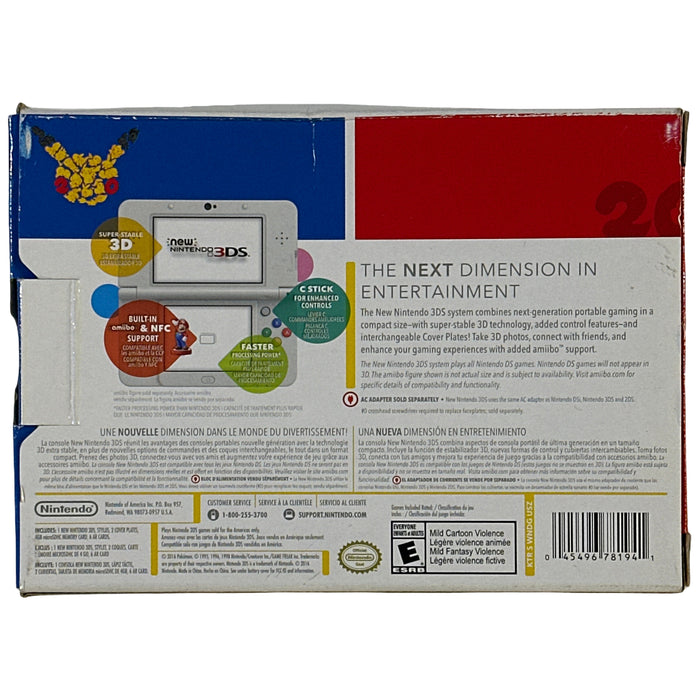 New Nintendo 3DS Pokemon 20th Anniversary Edition - Nintendo 3DS - for just $1030! 