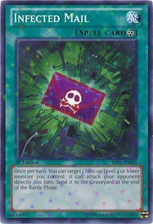 Infected Mail [BP01-EN085] Starfoil Rare - for just $0.10! 