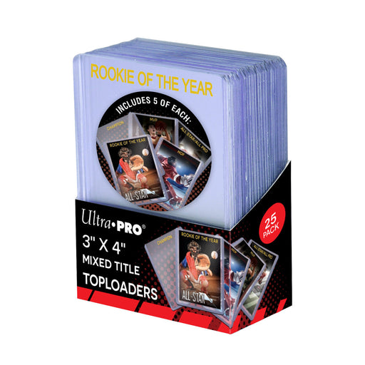 Ultra PRO: Toploader - 3" x 4" (25ct - Mixed Title Toploaders) - for just $0! 