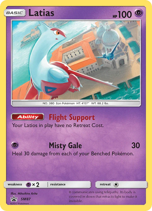 Latias (SM87) [Sun & Moon: Black Star Promos] - for just $6! 