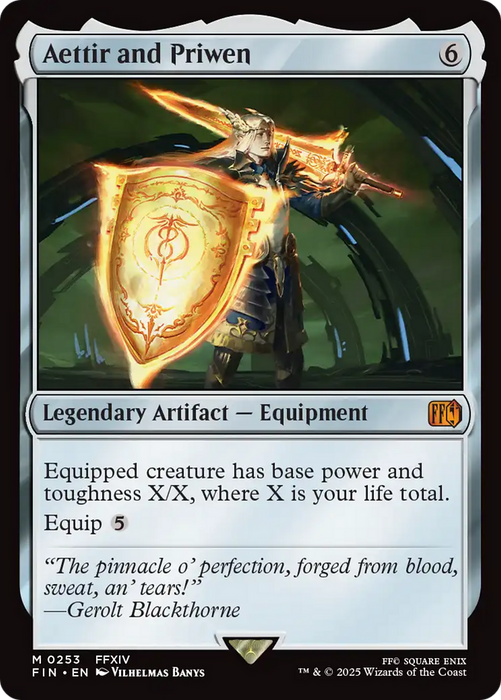 Aettir and Priwen (FIN-253) - FINAL FANTASY Foil - for just $2.31! 