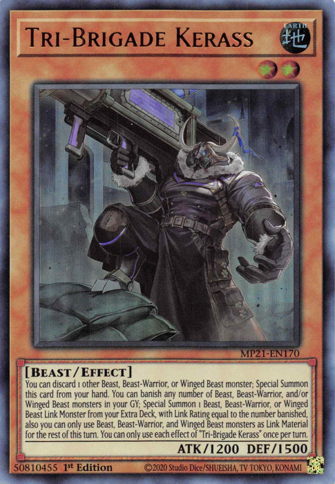 Tri-Brigade Kerass [MP21-EN170] Ultra Rare - for just $0.25! 