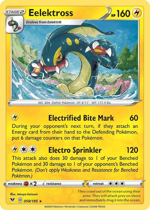 Eelektross (059/185) [Sword & Shield: Vivid Voltage] - for just $0.10! 