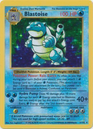 Blastoise (2/102) [Base Set Shadowless Unlimited] - for just $328! 