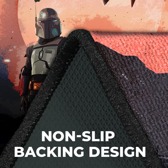 Boba Fett Star Wars inspired Gaming Rug - 62x40 inches - for just $44.99! 