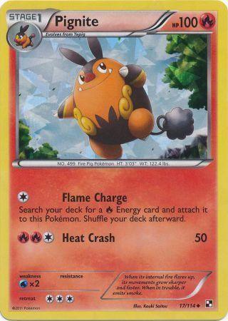 Pignite (17/114) (Cracked Ice Holo) [Black & White: Base Set] - for just $4.80! 