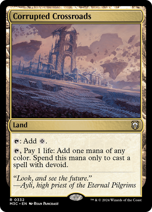 Corrupted Crossroads (M3C-332) - Modern Horizons 3 Commander - for just $0.05! 