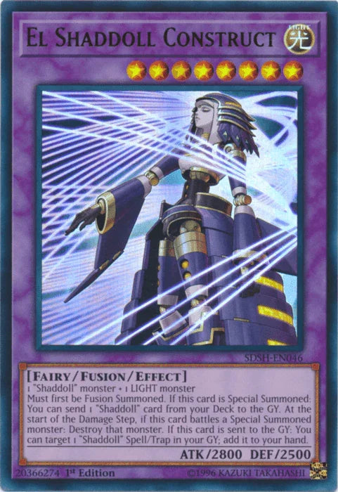 El Shaddoll Construct [SDSH-EN046] Ultra Rare - for just $0.10! 